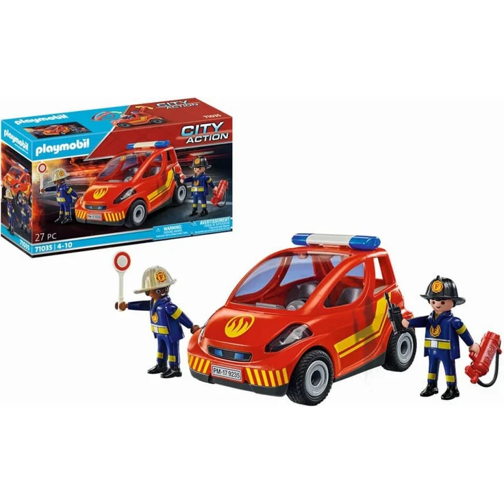 Playmobil City Action 71035 'Feuerwehr Kleinwagen', 27 Teile, ab 4 Jahren – Bild 1