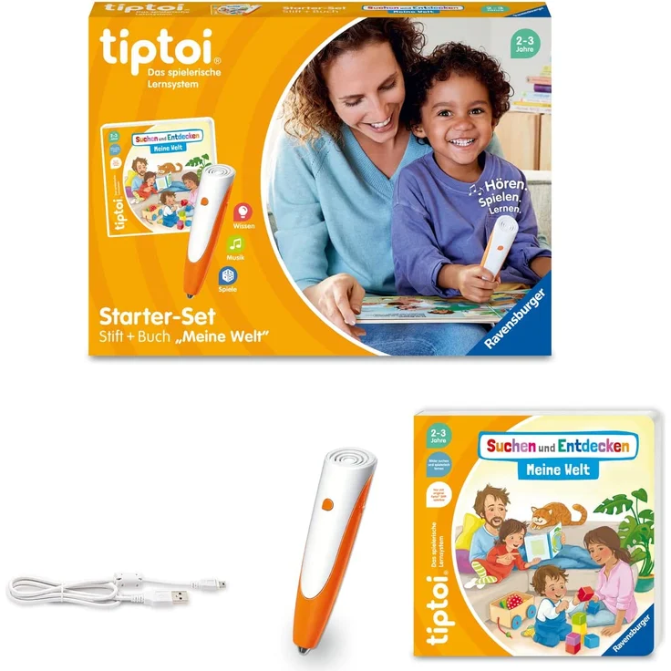 Ravensburger 00112 'tiptoi Starter-Set: Stift + Buch - Meine Welt ', ab 2 Jahren – Bild 1