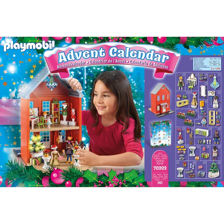 Playmobil 70383 Großer Adventskalender "Weihnachten im Stadthaus" – Bild 4