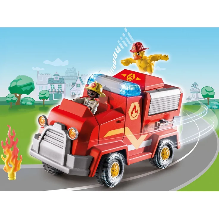 Playmobil DUCK ON CALL 70914 'Feuerwehr Einsatzfahrzeug', 32 Teile, ab 3 Jahren – Bild 2