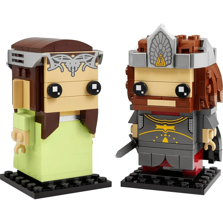 Lego BrickHeadz 40632 'Aragorn und Arwen', 261 Teile, ab 10 Jahren – Bild 2
