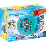 Playmobil 1.2.3 70636 AQUA 'Wasserwirbelrad mit Babyhai', 6 Teile, ab 1,5 Jahren