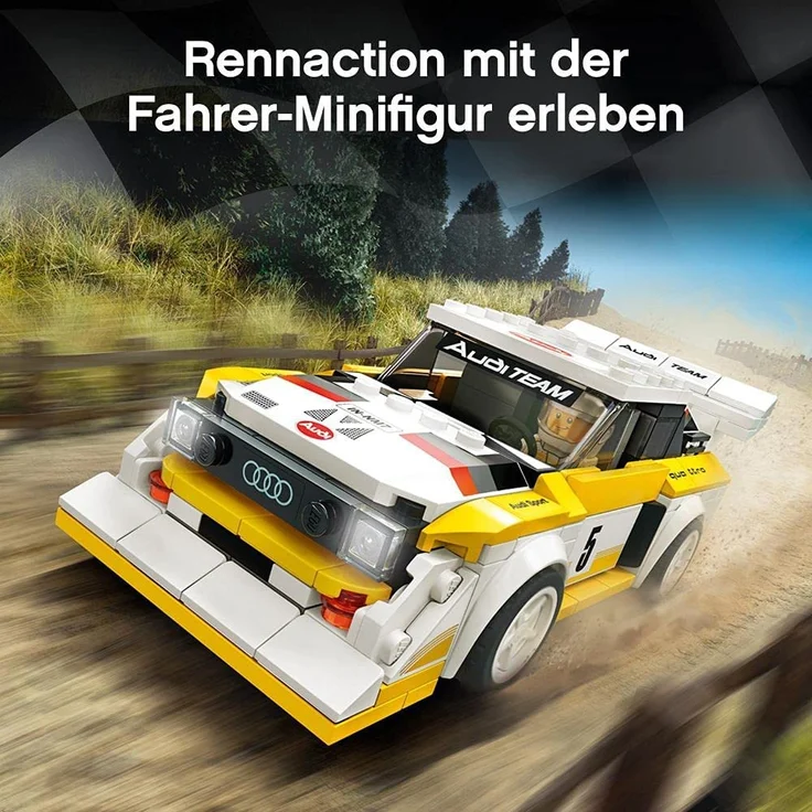LEGO Speed Champions 76897 '1985 Audi Sport quattro S1', 250 Teile, ab 7 Jahren – Bild 4