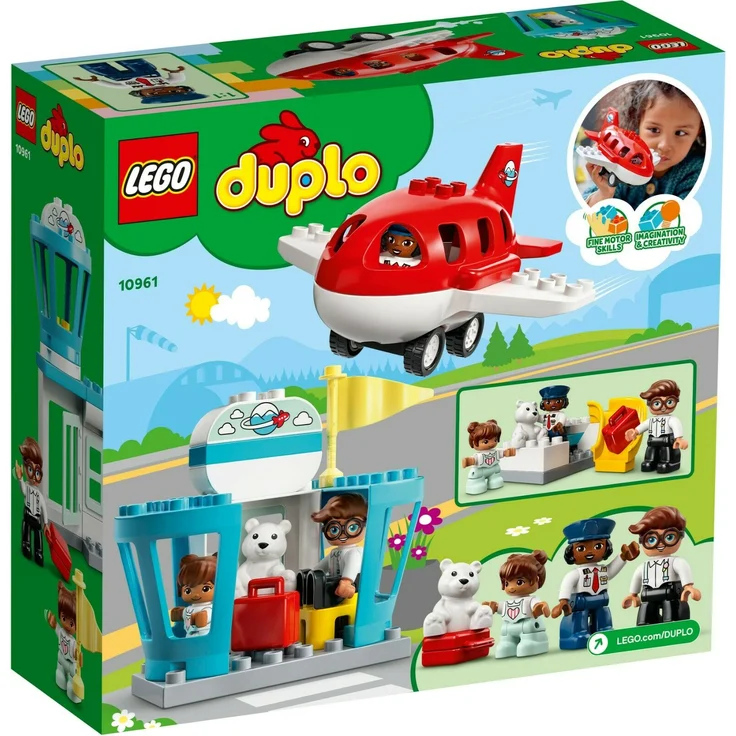 LEGO DUPLO 10961 'Flugzeug und Flughafen', 28 Teile, ab 2 Jahren – Bild 4