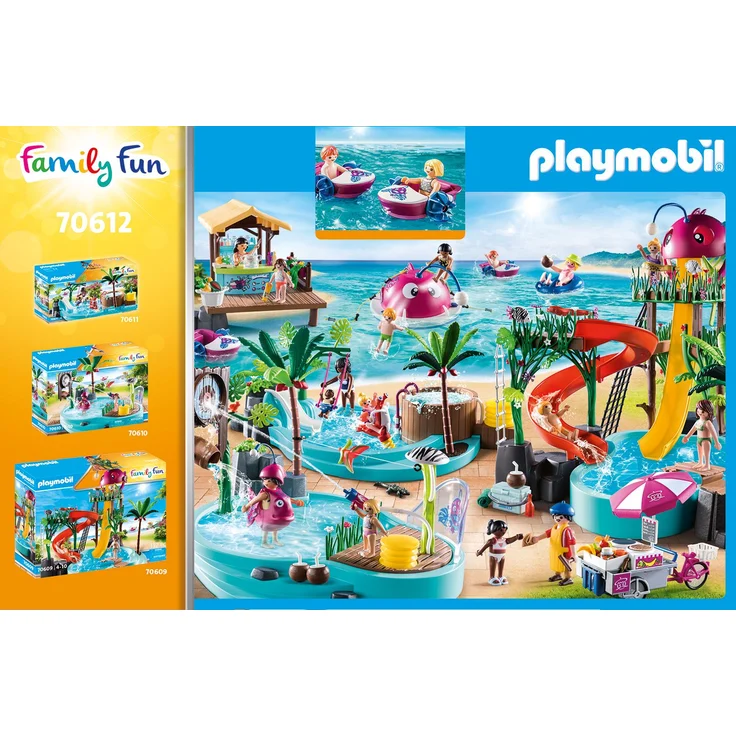 Playmobil Family Fun 70612 'Paddleboot-Verleih mit Saftbar', 91 Teile, ab 4 Jahren – Bild 3