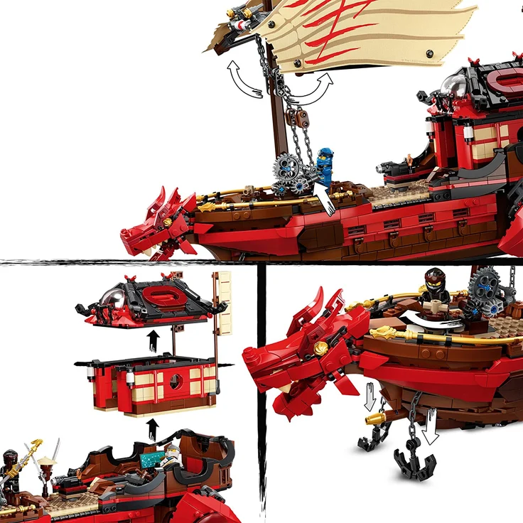 LEGO Ninjago 71705 'Ninja-Flugsegler', 1781 Teile, ab 9 Jahren – Bild 4
