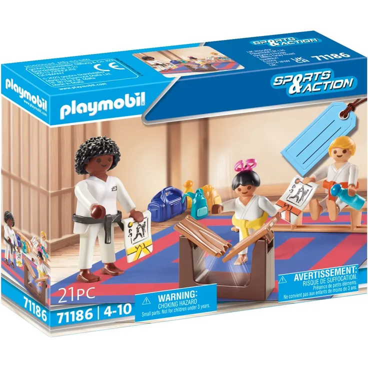 PLAYMOBIL Sports & Action 71186 'Karate Training', 21 Teile, ab 4 Jahren