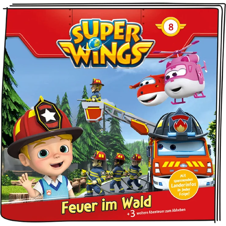 Tonies Super Wings 'Feuer im Wald', Hörfigur mit 58 Minuten Spielzeit, ab 3 Jahren – Bild 2