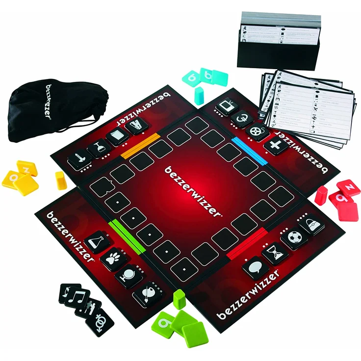 Mattel Games V9913 - Bezzerwizzer Wissensspiel und Quiz Familienspiel geeignet für 2 - 4 Spieler, Spieldauer ca. 30 - 60 Minuten, Gesellschaftsspiele ab 16 Jahren – Bild 2