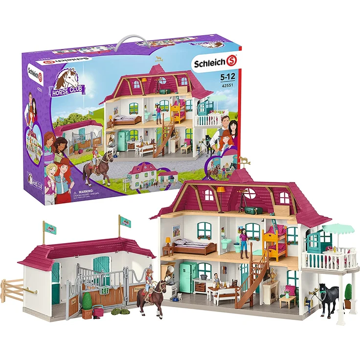 Schleich Horse Club 42551 'Lakeside Pferdehof', ab 5 Jahren, 70 Teile – Bild 1
