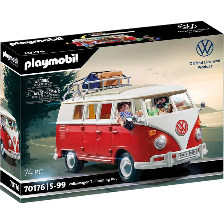 Playmobil 70176 'Volkswagen T1 Camping Bus', 74 Teile, ab 5 Jahren