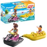 Playmobil Family Fun 70906 'Starter Pack Wasserscooter mit Bananenboot', 10 Teile, ab 4 Jahren