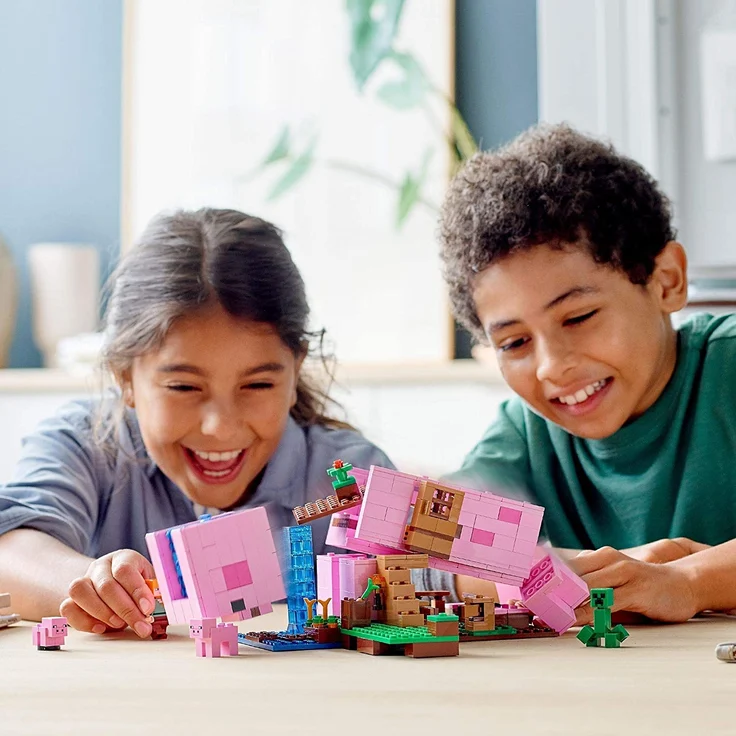 LEGO Minecraft 21170 'Das Schweinehaus', 490 Teile, ab 8 Jahren – Bild 7