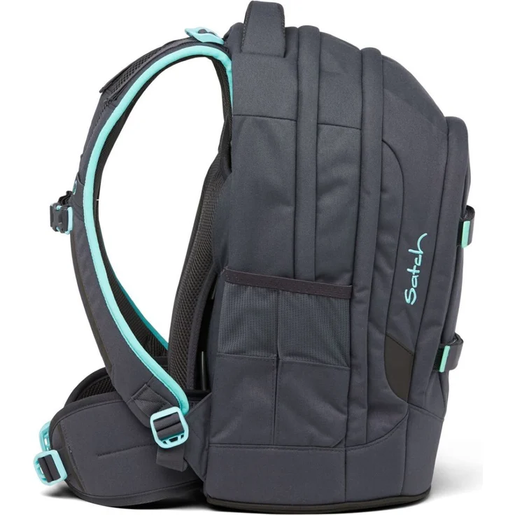 Satch Pack 'Mint Phantom' Schulrucksack, 30 Liter, 1,2 kg, reflektierend, grau/mint – Bild 4