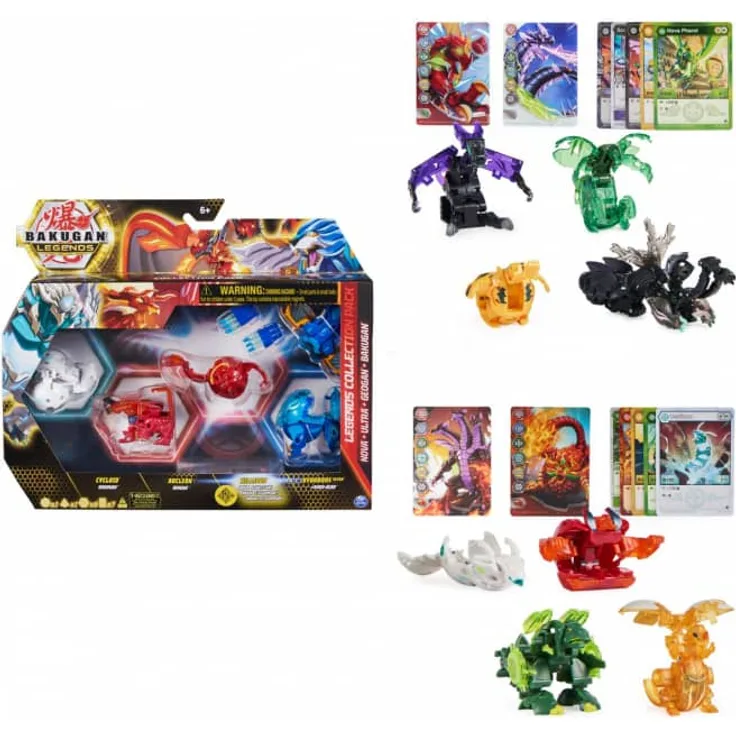 Bakugan - Legends - Legends Collection - 4er Pack, 1x Set, zufällige Auswahl