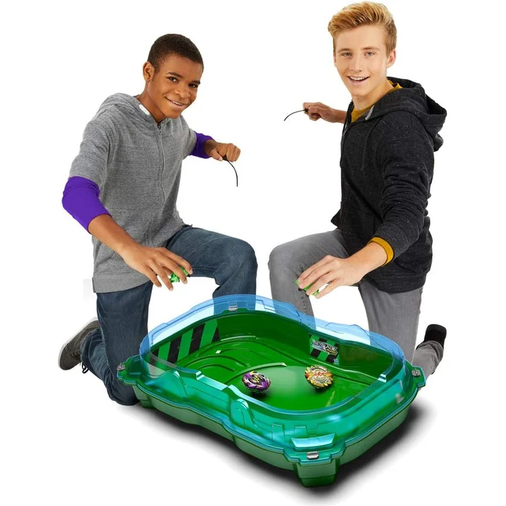 Beyblade Burst Turbo 'Slingshock Cross Collision Battle Set', komplettes Set mit Beystadium-Arena, Battle Kreiseln und Startern, ab 8 Jahren – Bild 6
