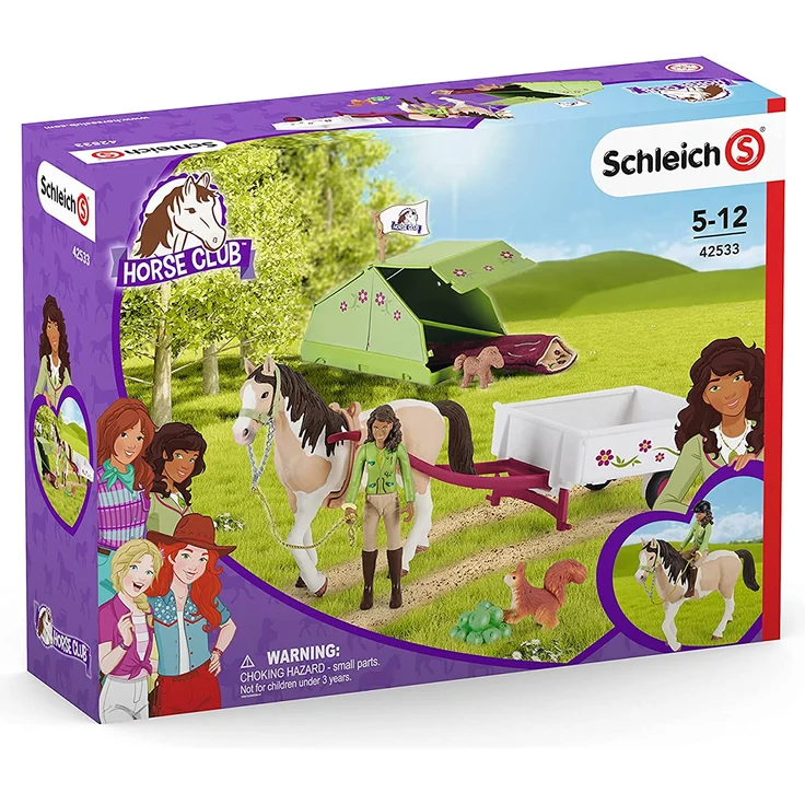Schleich Horse Club 42533 'Sarahs Campingausflug', ab 5 Jahren, 12 Teile - Preisvergleich – Bild 1