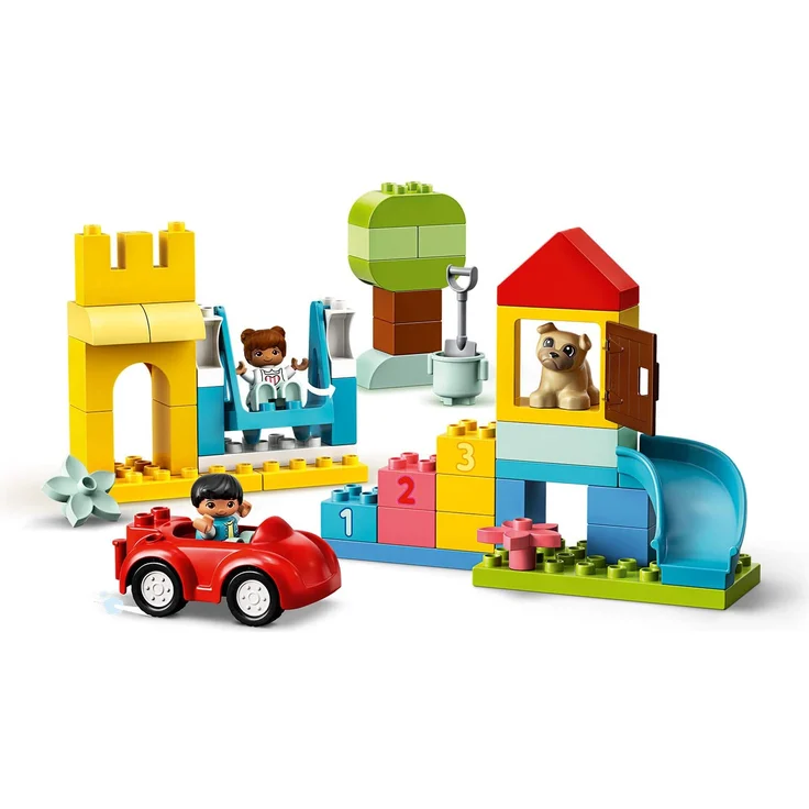 LEGO DUPLO 10914 'Deluxe Steinebox', 85 Teile, ab 18 Monaten, Bauset mit Aufbewahrungsbox, erstes Steine-Lernspielzeug für Kleinkinder – Bild 4