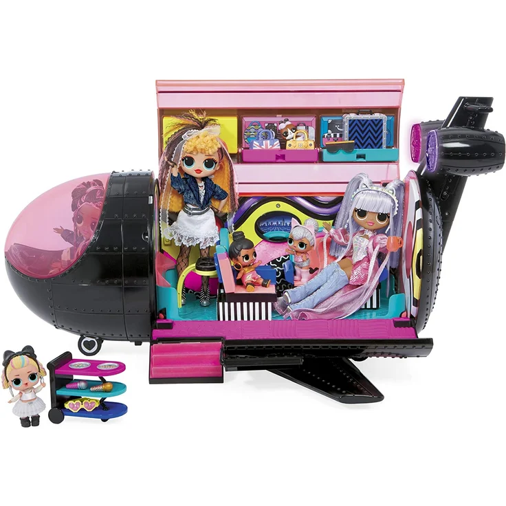 L.O.L. Surprise 'OMG Remix Plane', 3-in-1-Spielzeug, Flugzeug, Auto und Tonstudio, inkl. Zubehör - Preisvergleich – Bild 2