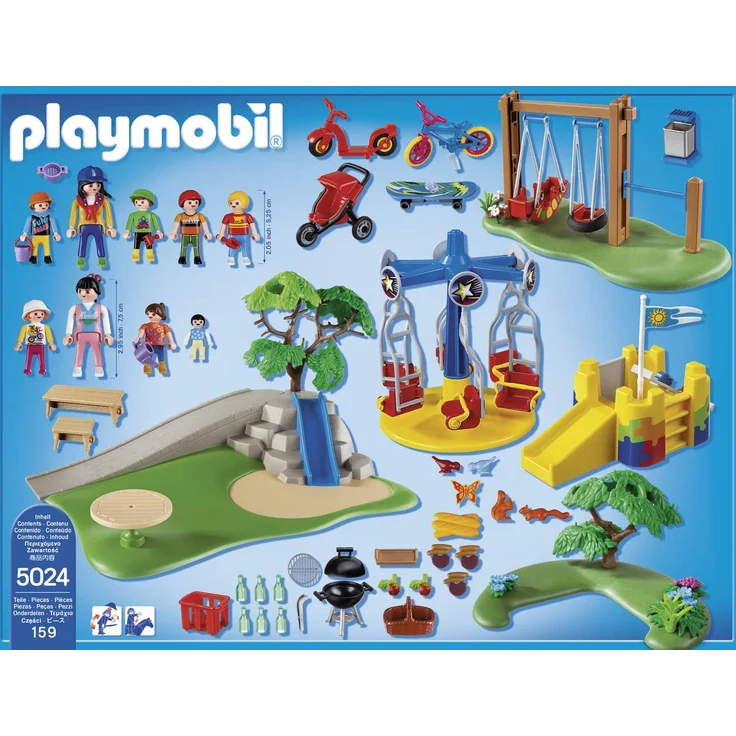 PLAYMOBIL City Life 5024 'Großer Spielplatz', 159 Teile, ab 4 Jahren – Bild 2