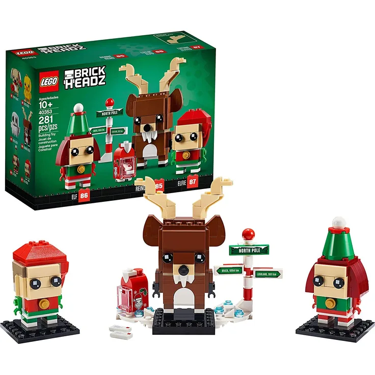 LEGO Brick Headz 40353 Rentier und Elfen