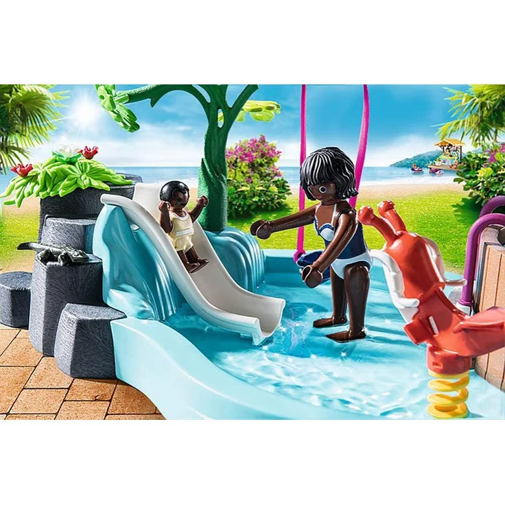 Playmobil Family Fun 70611 'Kinderbecken mit Whirlpool', 42 Teile, ab 4 Jahren – Bild 6