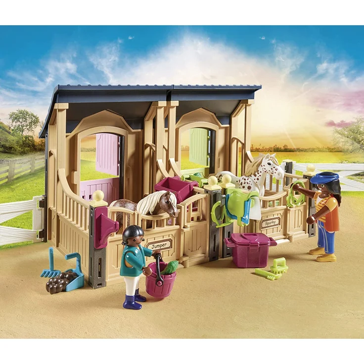 PLAYMOBIL Country 70995 'Reitunterricht mit Pferdeboxen', 211 Teile, ab 4 Jahren – Bild 5