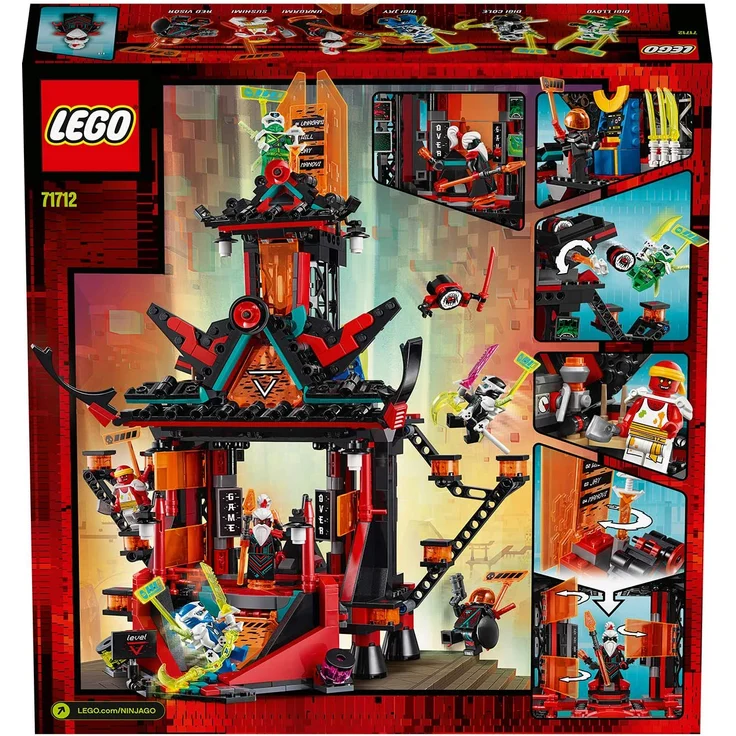 LEGO NINJAGO 71712 'Tempel des Unsinns', 810 Teile, ab 9 Jahren, inkl. 6 Minifiguren aus Prime Empire – Bild 6