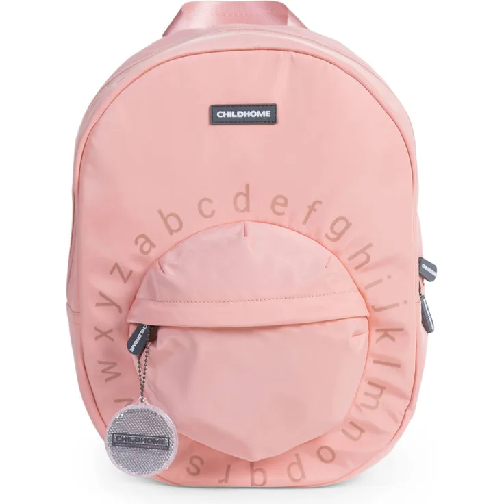 CHILDHOME Schulrucksack ABC rosa/kupfer