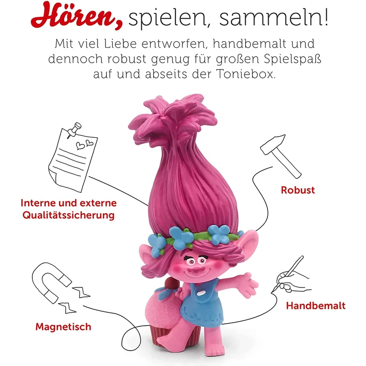 Tonies Trolls 'Finde dein Glück', Hörfigur mit ca. 60 Minuten Spielzeit, ab 5 Jahren – Bild 5