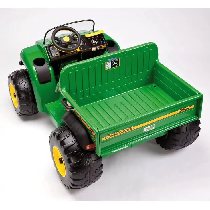 Peg Pérego Elektro-Traktor 'John Deere Gator HPX' 12 Volt, grün/gelb, ab 3 Jahren – Bild 4