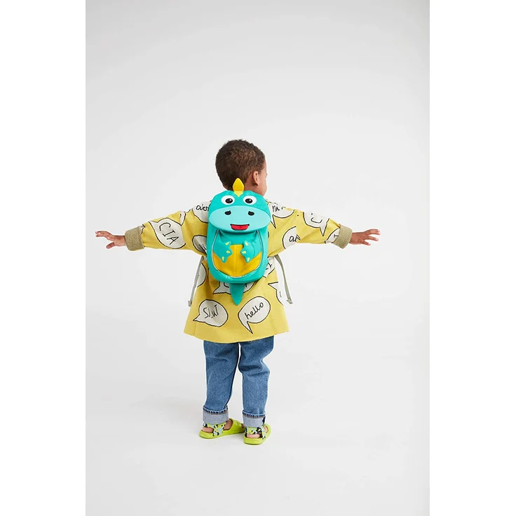 Affenzahn 'Kleiner Freund Dinosaurier' Kinderrucksack, ab 1 Jahr, 4 Liter, petrol/gelb – Bild 6