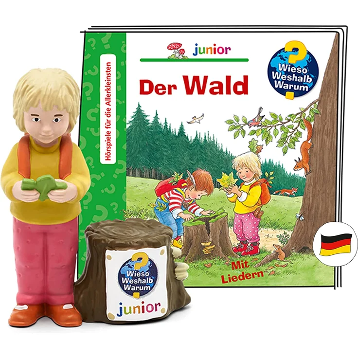 Tonies Wieso? Weshalb? Warum? junior 'Der Wald', Hörfigur mit 30 Minuten Spielzeit, ab 3 Jahren – Bild 1