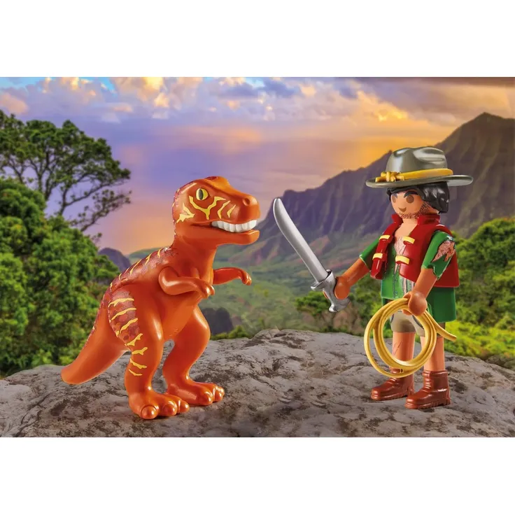 PLAYMOBIL Dinos 71206 'Abenteurer mit T-Rex', 5 Teile, ab 4 jahren – Bild 2