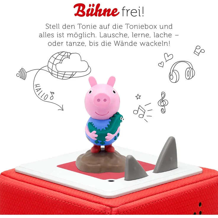 Tonies Peppa Pig 'Die schönsten Geschichten von Schorsch', Hörfigur mit 44 Minuten Spielzeit, ab 3 Jahren – Bild 5