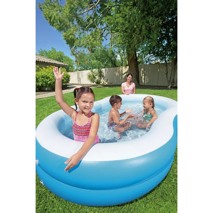 Bestway 'Family Pool Lagune', 262 x 157 x 36 cm, ab 3 Jahren, extra breite Seitenwände, stabile Konstruktion – Bild 8