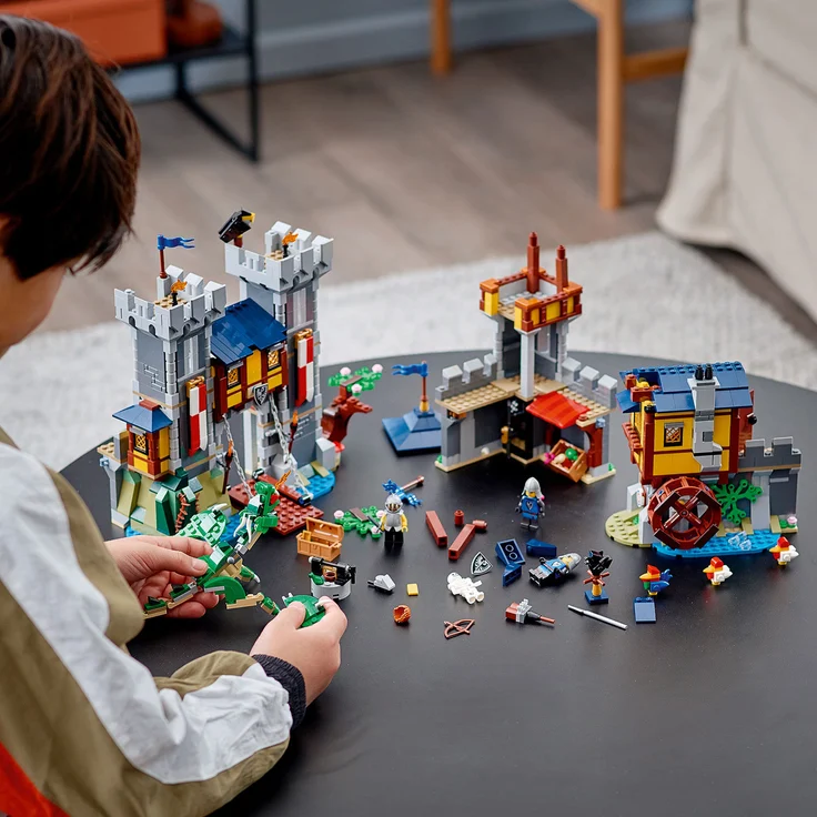 LEGO Creator 3-in-1-Sets 31120 'Mittelalterliche Burg', 1426 Teile, ab 9 Jahren – Bild 6
