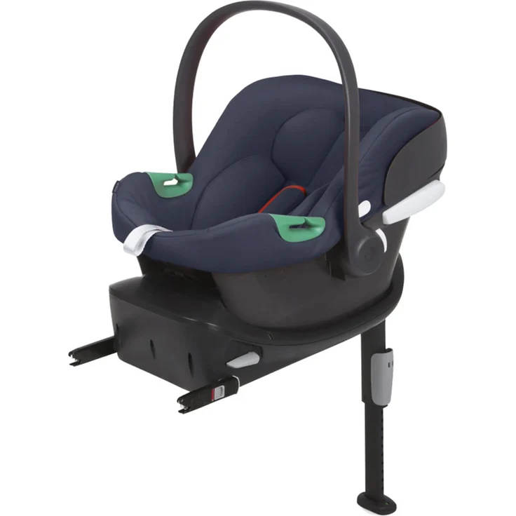 Cybex 'Aton B2 i-Size', Babyschale, ab Geburt bis ca. 24 Monate, Max. 13 kg, Inkl. Neugeboreneneinlage, SensorSafe kompatibel, Bay Blue – Bild 5