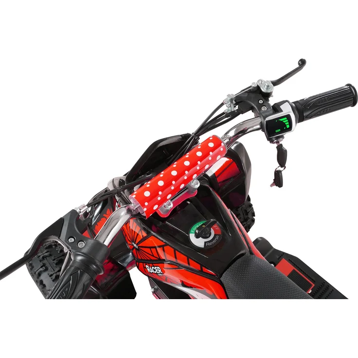 Elektro Quad Miniquad Kinder Racer 1000 Watt Pocket Kinderquad Pocketbike ATV (Schwarz Rot) – Bild 4