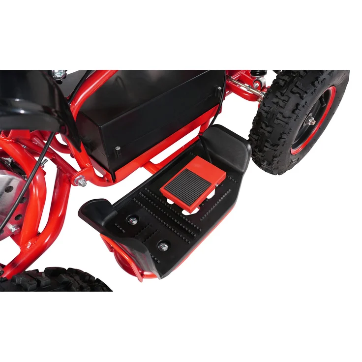 Elektro Quad Miniquad Kinder Racer 1000 Watt Pocket Kinderquad Pocketbike ATV (Schwarz Rot) – Bild 8