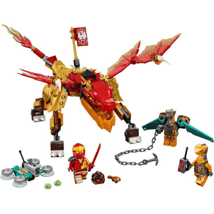 LEGO NINJAGO 71762 Kais Feuerdrache EVO', 204 Teile, ab 6 Jahren – Bild 2