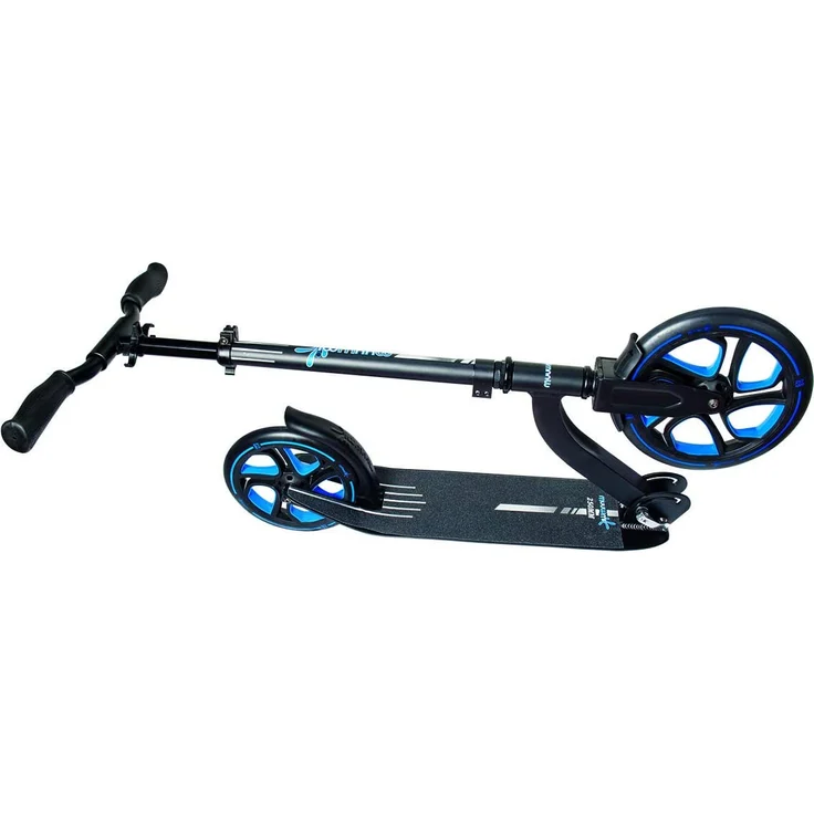 Muuwmi 468 'Aluminium Scooter Pro 250/215 mm', ab 6 Jahren, 3-fach höhenverstellbar bis 97 cm, klappbar, max. belastbar bis 100 kg, blau – Bild 3