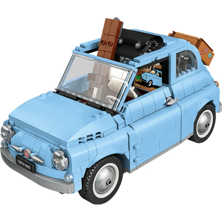LEGO Creator Expert 77942 'blauer Fiat 500', 960 Teile, ab 16 Jahren – Bild 3