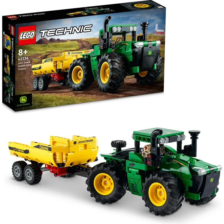 LEGO Technic 42136 'John Deere 9620R 4WD Tractor', 390 Teile, ab 8 Jahren – Bild 1