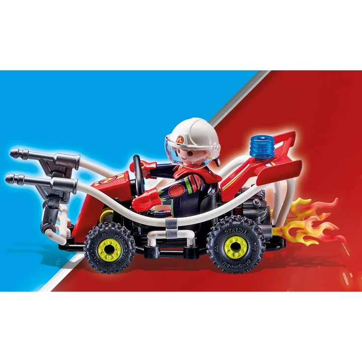Playmobil Stuntshow 70554 'Stuntshow Feuerwehrkart', 47 Teile, ab 4 Jahren – Bild 3