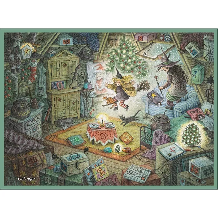 Die kleine Hexe. Adventskalender