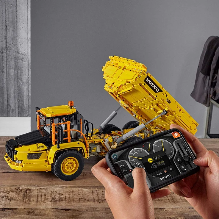 LEGO Technic 42114 'Knickgelenkter Volvo-Dumper (6x6)', 2193 Teile, ab 11 Jahren, viele Funktionen, steuerbar per App – Bild 7