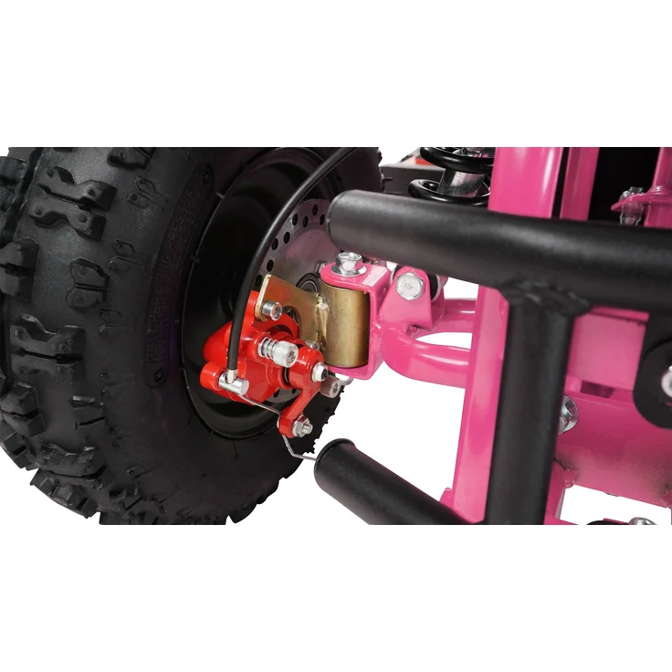 Elektro Quad Miniquad Kinder Racer 1000 Watt Pocket Kinderquad Pocketbike ATV (Schwarz/Pink) – Bild 8
