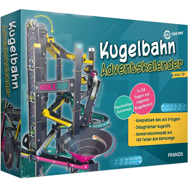 Franzis: Adventskalender Kugelbahn