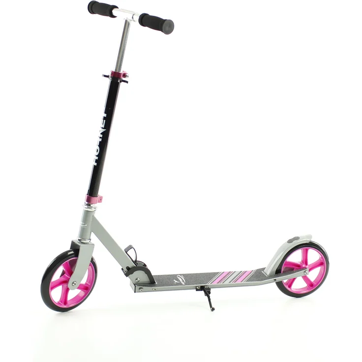 Hudora 'Hornet 200' Scooter, ab 6 Jahren, höhenverstellbar bis 101 cm, klappbar, max. belastbar bis 100 kg, pink – Bild 2